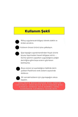 Flea Market Volkswagen Polo Uyumlu Saf Beyaz Lc9a Profesyonel Çizik Ve Taş İzi Giderici Rötuş Boyası 30ml, Vwpllc9