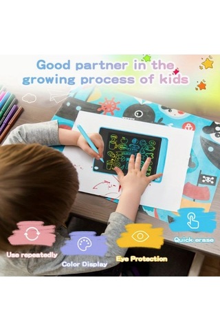 Tcherchi 8.5 İnç Lcd Doodle Pad, Yazma Tahtası Çizim Ve Aritmetik İçin, Dijital Yazma Renkli Ekran Grafik Tableti
