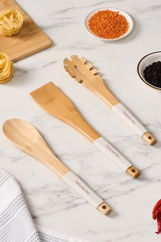 Crick Crack Harmony 3 Parça Ahşap Servis Seti Taupe