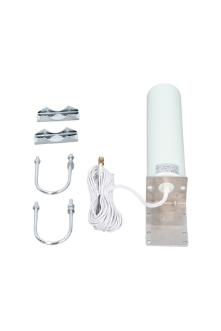 Symbee 10dbi Yüksek Kazanç Dış Mekan Anteni, 698-2700mhz Sma Erkek Bağlantı, 5m Kablolu, 3g/4g/lte/5g Modem Ve Router İçin Tam Yönlü, Su Geçirmez