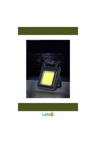 30 Led Mıknatıslı Şarjlı Mini Anahtarlık Flash Kamp Lambası Çok Renkli