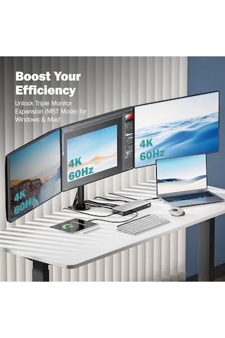 Dıgıtus Usb-c Docking Statio 3.2 Gen 2 13 Port