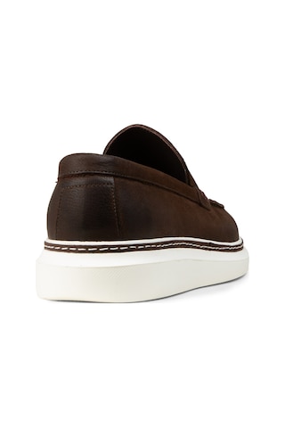 Deery Erkek Hakiki Nubuk Kahverengi Loafer Ayakkabı - Ek111mkhvc01 Kahverengi