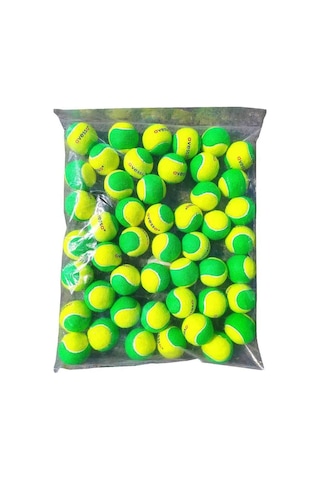 Delux Serisi Çocuklar Okul Bahçe Tt-9 Tenis Topu Yeşil 9 Yaş Çocuk Poşette 48'li