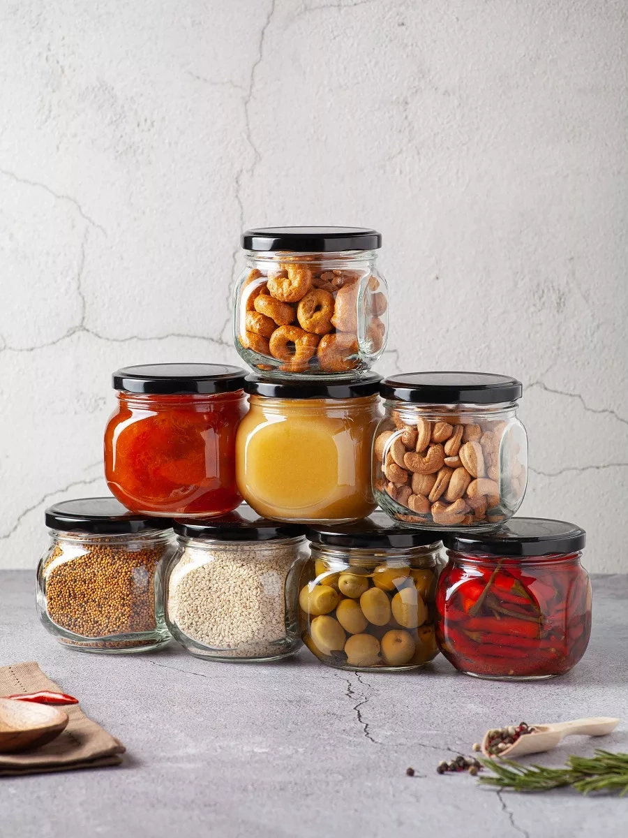 Gloria Nature Saklama Ve Konserve Çekme Kabı 8 Adet 350 Ml 149542739 Diğer