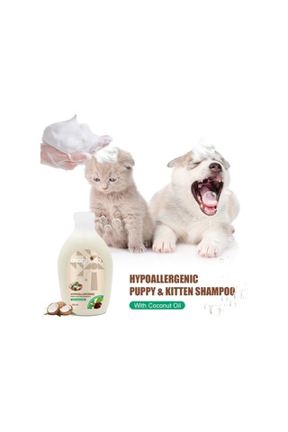 Hindistan Cevizli Hipoalerjenik Yavru Kedi Ve Köpek Şampuanı 710 Ml