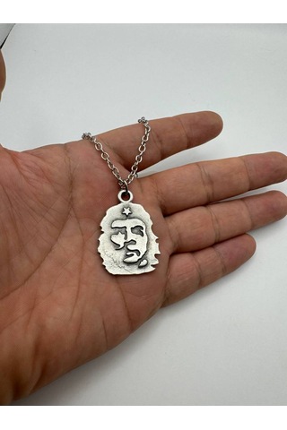 Che Guevara Eskitme Antik Unisex Kolye Özgürlük, Cesaret Ve Devrim Ruhu Tasarımı Çok renkli