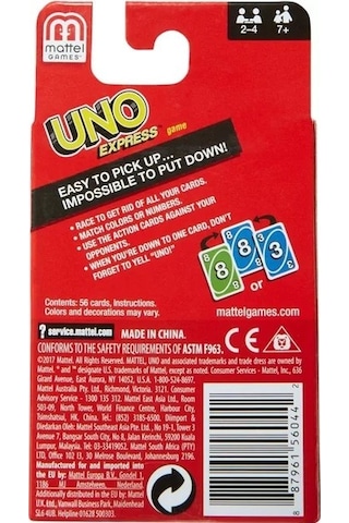 Uno Express Kart Oyunu