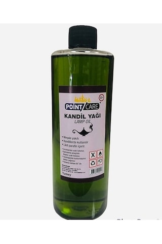 Yeşil Kandil Yağı Kokusuz Dumansız Iç Mekan Gaz Lambası 400Ml