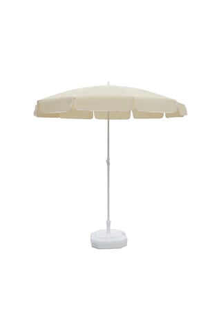 Ods Plaj Şemsiyesi 180/8 Bidonlu - Krem Krem