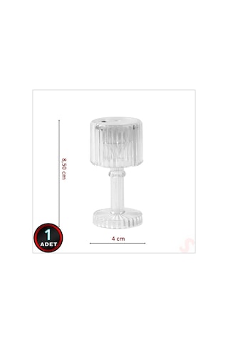 Retro Mini Masa Lambası Pilli Led Işık, 8,5cm X 4cm X 1 Adet