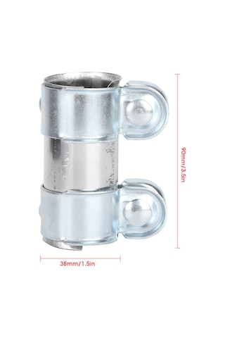 Reedark Stainless Steel Exhaust Pipe Clamp 38x90mm - Oem 8z0253141, Easy Installation, Corrosion Resistant For Multiple Models