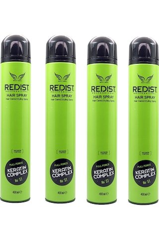 Redist Full Force Keratin Complex Saç Spreyi 4 x 400 ML