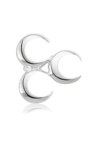 Gümüş  Üç Hilal  Rozet Gümüş