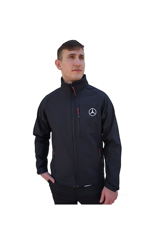 Uniprom Erkek Softshell Mont Mercedes-Benz Amg Siyah
