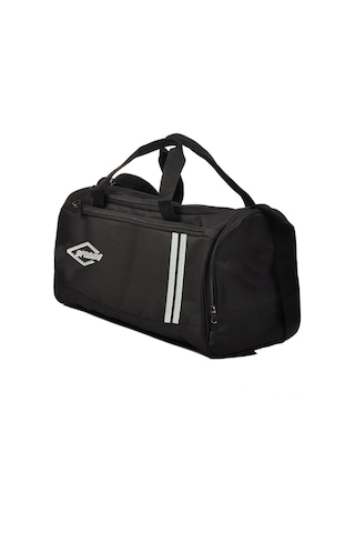 Unisex Ayakkabı Bölmeli Spor Ve Antrenman Çantası , Geniş Bavul Seyahat Çantası, Fitness El Çantası Yn02 Siyah