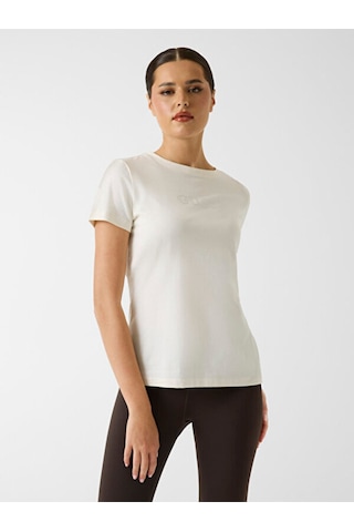 Guess Bayan T Shirt V3bı11 J1314 G9l9 Bej Bej