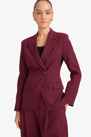 Defacto Fitted Düğmeli Blazer Ceket F7441ax25aubr34 Bordo