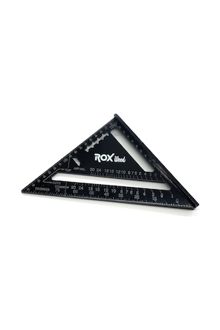Rox Wood 0023 Aluminyum Üçgen Gönye 175 Mm
