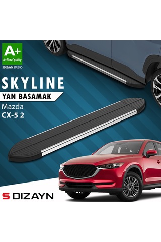 S-dizayn Mazda Cx-5 2 Skyline Krom Yan Basamak 183 Cm 2017 Üzeri A+ Kalite