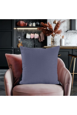 Dekoratif 4'lü Kırlent Yastık Kılıfı Seti - 42 X 42 Cm - Antrasit