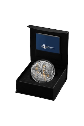 Agakulche Hannibal Altın Kaplama Gümüş Sikke Coin