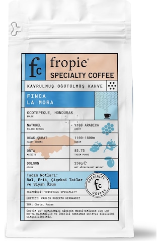Fropie Nitelikli Kahve Honduras - Öğütülmüş 250 G