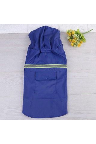 Büyük Köpek Yağmurluğu Evcil Hayvan Mont Ceket Dış Mekan Kapüşonl