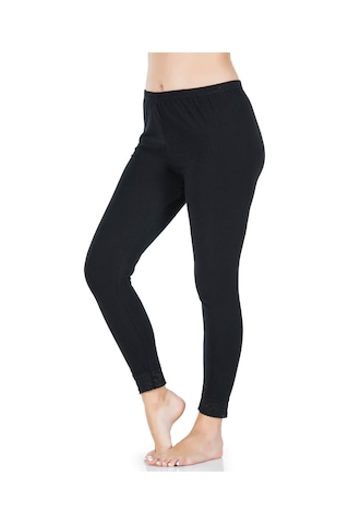 Derya Kurşun Paça Dantelli Uzun Kadın Tayt 413 Fuşya