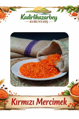 Kadirlihazarbey Kırmızı Mercimek 500 Gr