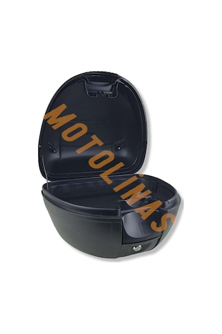 Wogen Motosiklet Arka Çanta 33 Litre Topcase Kızaklı Karbon Siyah