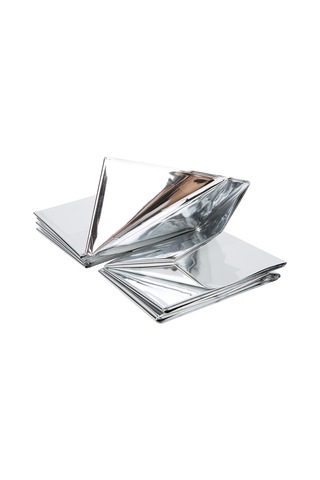 Tenfowee 5 Adet Gümüş Acil Kurtarma Battaniyesi - Isı Saklama, Sinyal Gönderme, Çadır Kullanımı - Pet Alüminyum Kaplama - Dayanıklı Ve Taşınabilir Gümüş