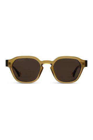 Guccı 1730s 003 50 Unisex Güneş Gözlüğü Kahverengi