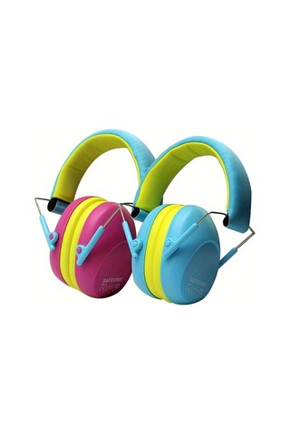 Fochsia Safetree Gencler Icin Gurdalik Onleyici Kulaklik Ayarlanabilir Katlanabilir Pembe Spor Ve Bateri