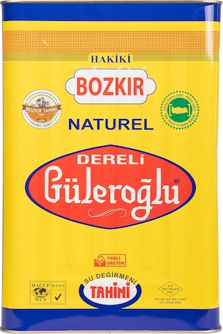 Güleroğlu Kepeksiz Bozkır Tahini Teneke Kutu Net 19 Kg Güleroğlu Kepeksiz Bozkır Tahini Teneke Kutu Net 19 Kg