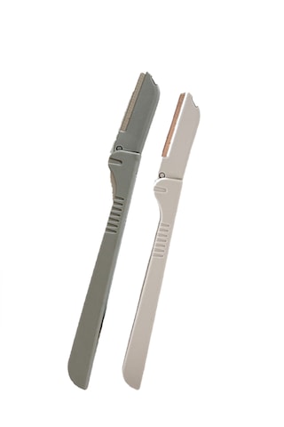 Sindo Prime Kaş Alma Tek Katlama Jilet Gri Renk 2'li Set