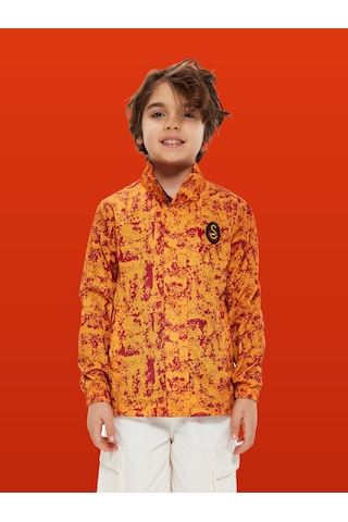 Gsstore Galatasaray Çocuk Yağmurluk C251041 Sarı - Kırmızı