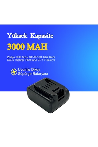 Philips 7000 Serisi Xc7055/01 Islak Kuru Dikey Süpürge 3000 Mah 25.2 V Batarya