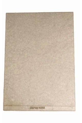 Kişiselleştirilebilir Duralit Mdf Resim Altlığı Ham Mdf 35 x 50 CM 3 MM Levha