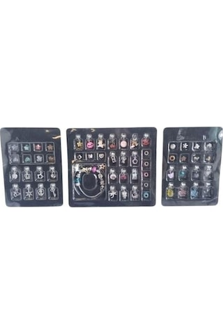 Craft And Arts Kendin Tasarla Takı Boncuk Seti 510 6+ Yaş Takı Tasarım Seti, 20+ Charm Bileklik & Kolye Yapım Kiti, Bölmeli Saklama Kutulu