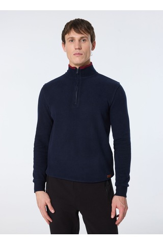 Jeep Lacivert Erkek Dik Relaxed Düz Sweatshirt J4wm-swt4281 Çok Renkli