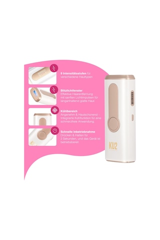 Ku2 Ipl Supersilk - Erkekler Ve Kadınlar İçin Ipl Epilasyon Cihazı - Yüz Ve Vücut İçin Lazer Epilasyona Ağrısız Alternatif - Evde Kalıcı Tüy Azaltma
