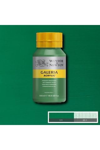 Winsor & Newton Galeria Akrilik Boya 500ml - Permanent Green Middle 484