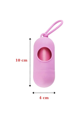 Bamm Bamm Kirli Bebek Bezi Çöp Poşeti ve Taşıma Aparatı Pembe Bamm-2211