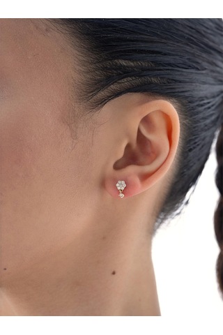 Nochediamond 0,15 Karat Pırlanta Tek Küpe-568