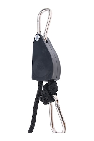 Homyl Guy Hattı Koşucu Kamp Çadır Tente Halat Kasnak L Siyah