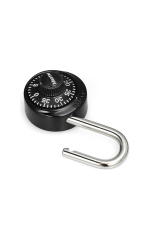 Yaozixa Kombinasyonlu Kilit, Alüminyum Ve Çelikten Yapılmış, Dolap/gimnastik/seyahat Çantası Kilit, Siyah Renk, 1533mcnd