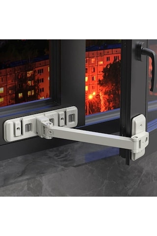 Sunup Sn-29666 Kapı Pencere Sabitleyici Çocuk Güvenlik Kilidi