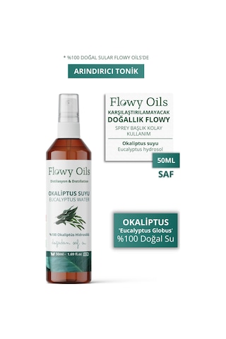 Flowy Oils Okaliptus Suyu Arındırıcı Tonik 50 ML