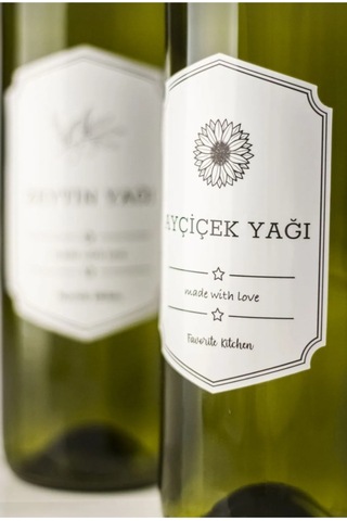 Cam Şişe Yağdanlık Yeşil 750 Ml Tekli